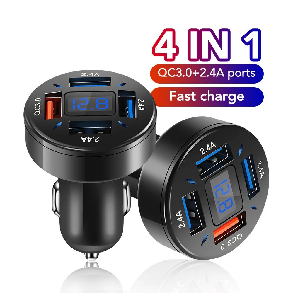 4 Ʈ USB  ڵ  QC3.0 ȭ , Lada granta vesta kalina priora niva xray largus Opel Astra H G J zafira
